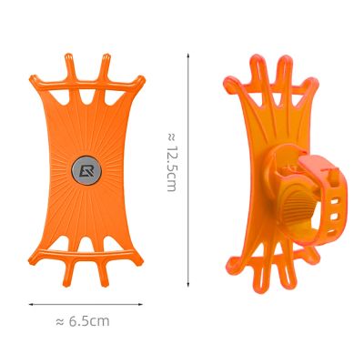 3. Rockbros LF436 Lenkerklemm-Handyhalterung – Orange