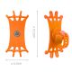 3. Rockbros LF436 Lenkerklemm-Handyhalterung – Orange