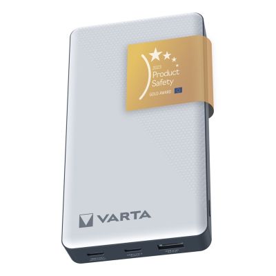 7. Varta Energy 20000 Lithium-Polymer-Akku (LiPo) 20000 mAh Schwarz, Weiß