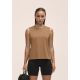 2. CASALL Damen-Trainings-Tanktop mit Grafikprint, Braun