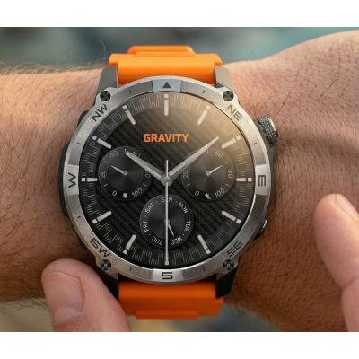 16. Smartwatch Gravity Schwarzes Armband + Armband GT46-4