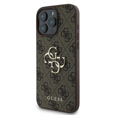 2. Guess 4G Big Logo Case für iPhone 16 Pro - Braun