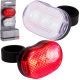 6. LED-Fahrradlampen-Set vorne und hinten, 3 LEDs, XQMAX
