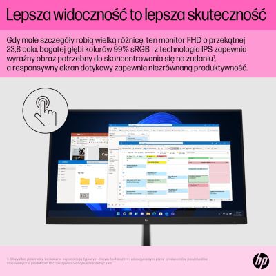 11. HP E24t G5 FHD Touchscreen-Monitor