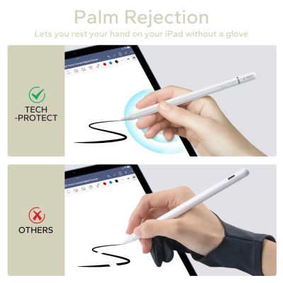 8. Tech-Protect Digital Magnetic Stylus Pen 3 Magnetstift für iPad-Tablet – Weiß