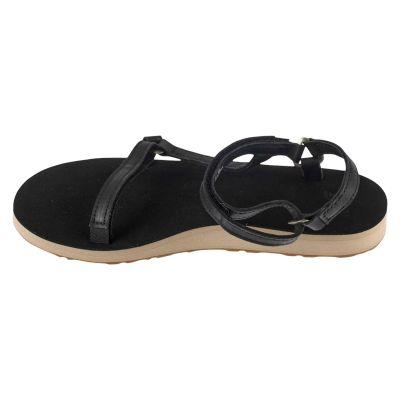 2. Teva W Original Universal Slim Leather Sandalen 1151031-BLTN Schwarz 36