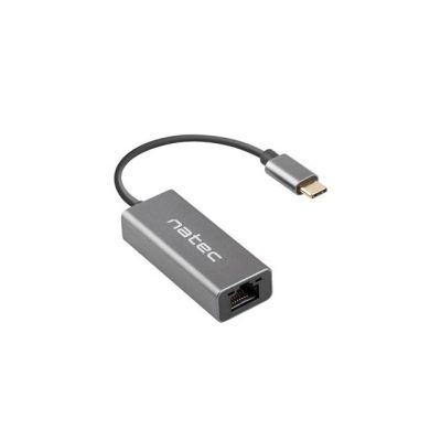 NATEC Cricket-Netzwerkkarte 1 GB USB-C 3.1 1x RJ45 am Kabel NNC-1925
