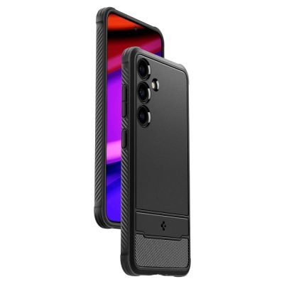10. Spigen Rugged Armor Hülle für Samsung Galaxy S24 – mattschwarz