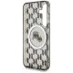 7. Karl Lagerfeld Button Karl&Choupette Heads On KL Pattern MagSafe Samsung Galaxy S25 Hülle Schwarz