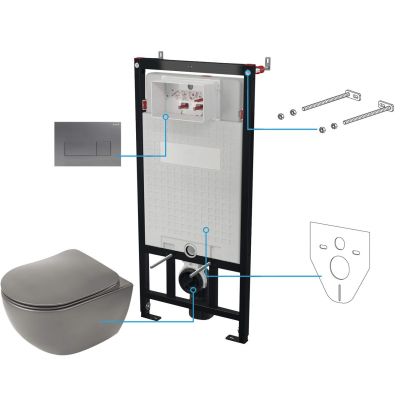 6-in-1 Unterputz-WC-Set