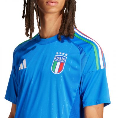5. adidas Italy 24 Home Herren T-Shirt blau IN0657