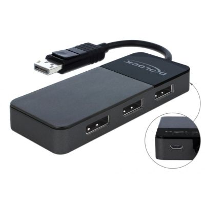 3. DeLOCK 87737 DisplayPort 3x DisplayPort TV-Splitter