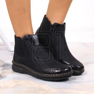 5. Bequeme, isolierte Stiefeletten mit Reißverschlüssen Rieker W RKR555
