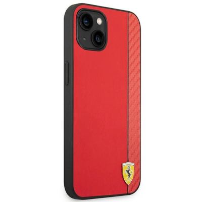 4. Ferrari FEHCP14MAXRE iPhone 14 Plus 6,7" rot/rot Hardcase Carbon