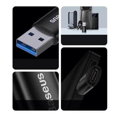 12. Baseus Ingenuity Series Mini-Adapter USB 3.1 OTG auf USB Typ C Blau (ZJJQ000103)