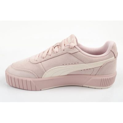 2. Puma Damen-Sportschuhe Carina Mia SD, bequeme Sneaker aus puderrosa Leder