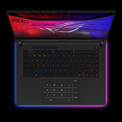 3. ASUS ROG Strix SCAR 16 G635LX-U9644W Ultra 9 275HX 16,0" 2,5K Mini-LED 240Hz 1200nits AG 64GB DDR5 5600 2xSSD2TB GeForce RTX 5090 24GB WLAN+BT LAN-Kamera 1080p 90Wh Windows 11 Ausgeschaltet Schwarz