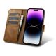 2. iCarer Oil Wax Wallet Case 2in1 Cover iPhone 14 Pro Anti-RFID Leder Flip Case Braun (WMI14220722-TN)