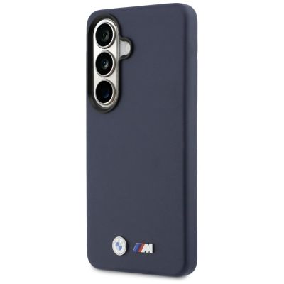 2. BMW M Metal Logo MagSafe Hülle für Samsung Galaxy S26 - Marineblau