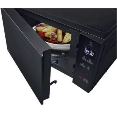 2. LG MS2032GAS Mikrowelle, Schwarz, Solo-Mikrowelle für die Arbeitsplatte, 20 l, 700 W