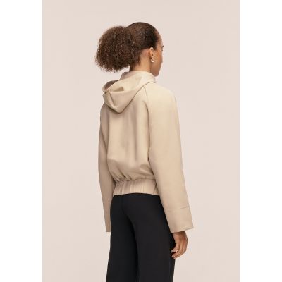 6. CASALL Aria Zip Hoodie Jacke, beige