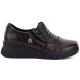 6. Damen-Keilschuhe aus braunem Leder, Vinceza 133118