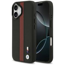 BMW M Perforated Stripe Logo MagSafe Case für iPhone 17 – Rot