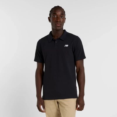 New Balance Baumwoll-Piqué-Poloshirt M MT51519BK
