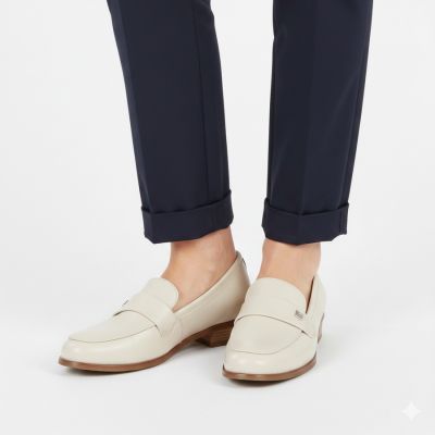 5. Damen-Lords-Schuhe in Beige, Potocki, Größe S12786