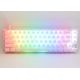 10. Ducky One 3 Aura White SF Tastatur Gaming USB QWERTY American International Weiß