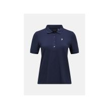 PEAK PERFORMANCE Damen-Poloshirt aus klassischer Baumwolle, marineblau