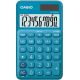 CASIO Taschenrechner SL-310UC-BU Blau, 10-stellige Digitalanzeige
