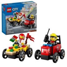 LEGO CITY 60458 Pizza vs. Feuerwehrwagen-Rennset