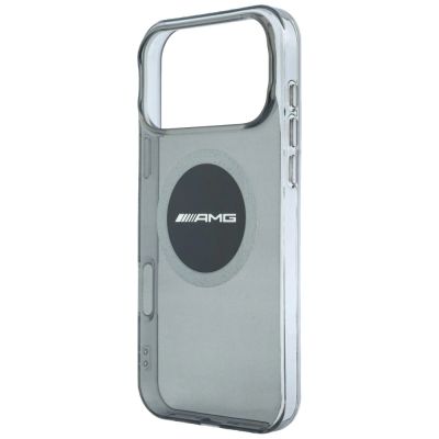 6. Mercedes AMG IML Transparent Bicolor Block MagSafe Hülle für iPhone 18 Pro Max / 17 Pro Max – Schwarz und Grau