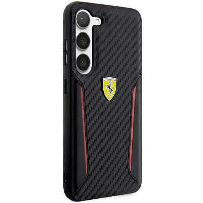 4. Ferrari FEHCS23MNPYK S23+ S916 schwarz/schwarz Hartschalenkoffer Carbon Contrast Edges