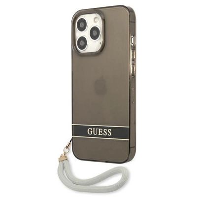 2. Guess GUHCP13LHTSGSK iPhone 13 Pro / 13 6,1" schwarz/schwarz Hardcase Translucent Stap