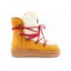 13. D.Franklin Damen Winter-Schneestiefel, modisches Fellfutter, Senffarbe