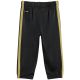 7. adidas Essentials Climacool Kinder-Trainingsanzug Schwarz und Gold JC8857