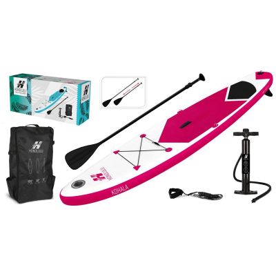 9. SUP-Board-Set 150 kg, aufblasbar, Honolulu, 320 x 76 x 15 cm, rot