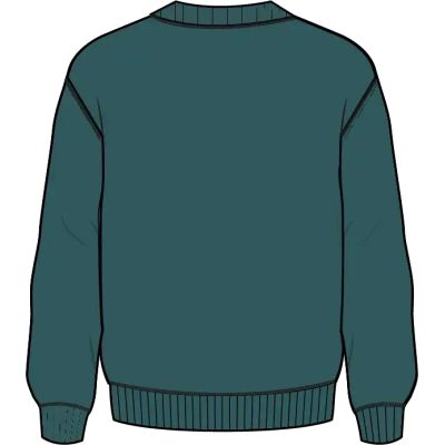 4. Herren-Sweatshirt mit Rundhalsausschnitt ohne Reißverschluss 4F 4FWAW26TSWSM2736-46S