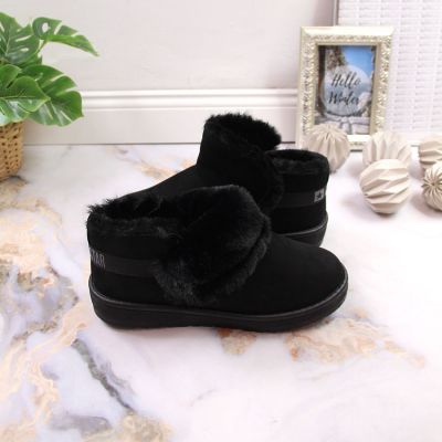 7. Big Star W INT1752 Plateau-Schneestiefel schwarz