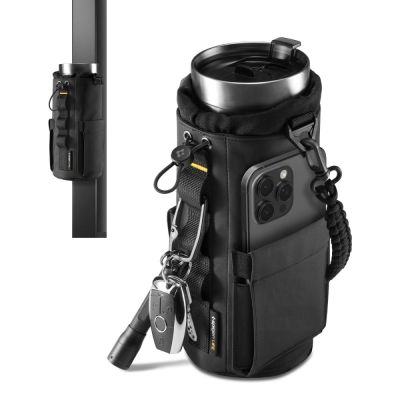 9. Spigen Magnetische Trinkflaschenhalterung für Wasserflasche, Handy, Schlüssel – Schwarz