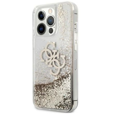2. Guess 4G Big Liquid Glitter Case für iPhone 13 Pro Max 6,7" - Gold