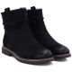 8. Schwarze Wildleder-Ankle-Boots für Damen, Jezzi ASA296-4