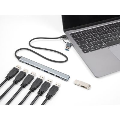 3. DeLOCK 64273 Hubs und USB 3.2 Gen 1 (3.1 Gen 1) Typ-C 5000 Mbit/s Grau