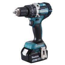 Makita DHP484RTJ Zentralverriegelungs-Bohrmaschine, 1,8 kg, Schwarz, Blau