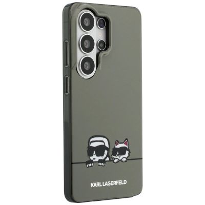 4. Karl Lagerfeld IML Peekaboo Karl&Choupette MagSafe Hülle für Samsung Galaxy S26 Ultra - Schwarz