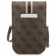 5. Guess 4G Stripe Handtasche – braun