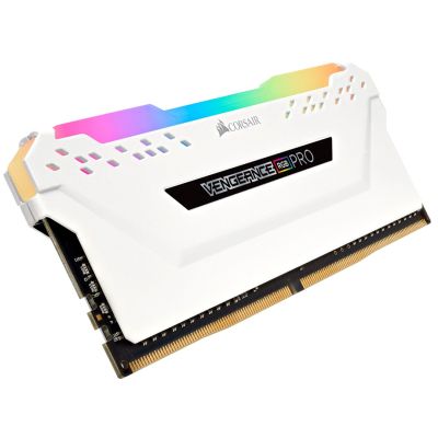 2. Corsair Vengeance RGB PRO – DDR4 – Kit – 32 GB: 2 x 16 GB – 288-PIN DIMM – 3200 MHz / PC4-25600 – CL16 – 1,35 V – Ungepuffert – Non-ECC – Weiß