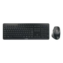 CHERRY Stream Desktop Ultimate Tastatur (inkl. Maus) Home/Office USB + RF Wireless + Bluetooth QWERTZ Deutsch Schwarz